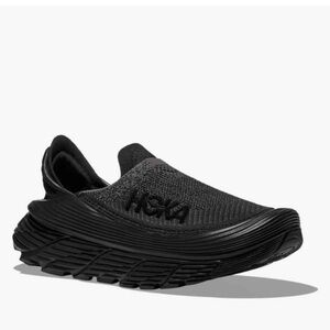 HOKA ONE ONE Restore TC Slip-On UNISEX Sneakers Black/Grey 1134532 NEW NEW